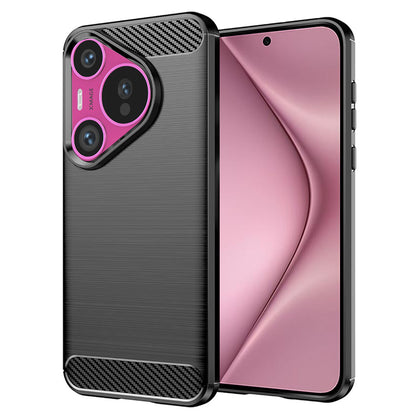 Kuori Huawei Pura 70:lle, Techsuit, Hiili, Musta