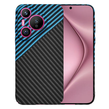 Case for Huawei Pura 70, Techsuit, Carbonite FiberShell, Black Blue