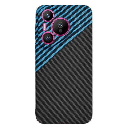 Case for Huawei Pura 70, Techsuit, Carbonite FiberShell, Black Blue