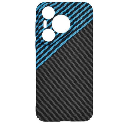 Case for Huawei Pura 70, Techsuit, Carbonite FiberShell, Black Blue