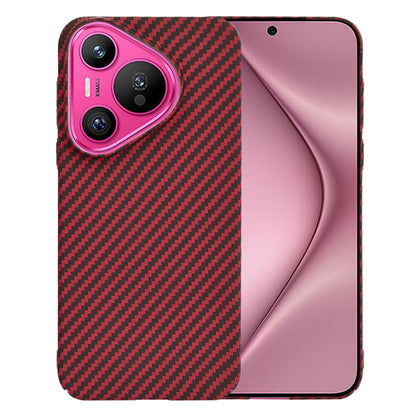 Case for Huawei Pura 70, Techsuit, Carbonite FiberShell, Red