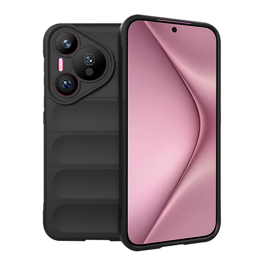 Kuori Huawei Pura 70:lle, Techsuit, Magic Shield, Musta
