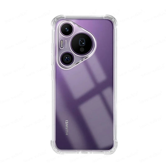 Kuori Huawei Pura 70:lle, Techsuit, Iskunkestävä Kirkas, Läpinäkyvä