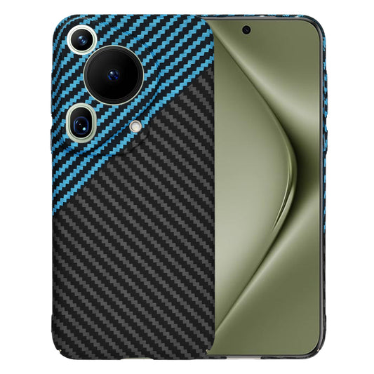 Kuori Huawei Pura 70 Ultralle, Techsuit, Carbonite FiberShell, Musta Bleu