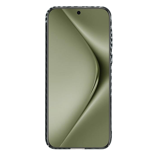 Kuori Huawei Pura 70 Ultra -puhelimelle, Techsuit, Carbonite FiberShell, Musta Harmaa