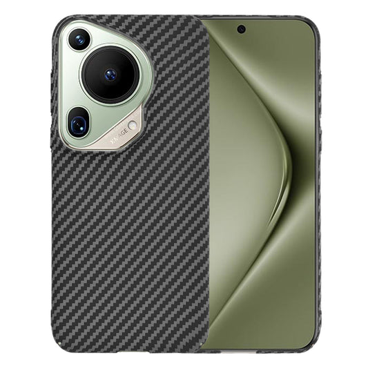 Kuori Huawei Pura 70 Ultra -puhelimelle, Techsuit, Carbonite FiberShell, Musta