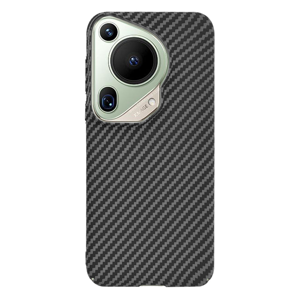 Kuori Huawei Pura 70 Ultra -puhelimelle, Techsuit, Carbonite FiberShell, Musta