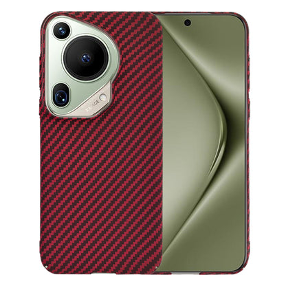 Kuori Huawei Pura 70 Ultra -puhelimelle, Techsuit, Carbonite FiberShell, Punainen