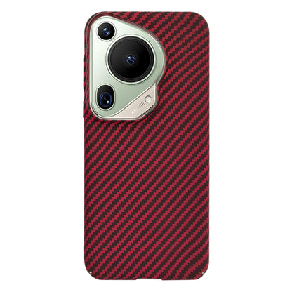 Kuori Huawei Pura 70 Ultra -puhelimelle, Techsuit, Carbonite FiberShell, Punainen