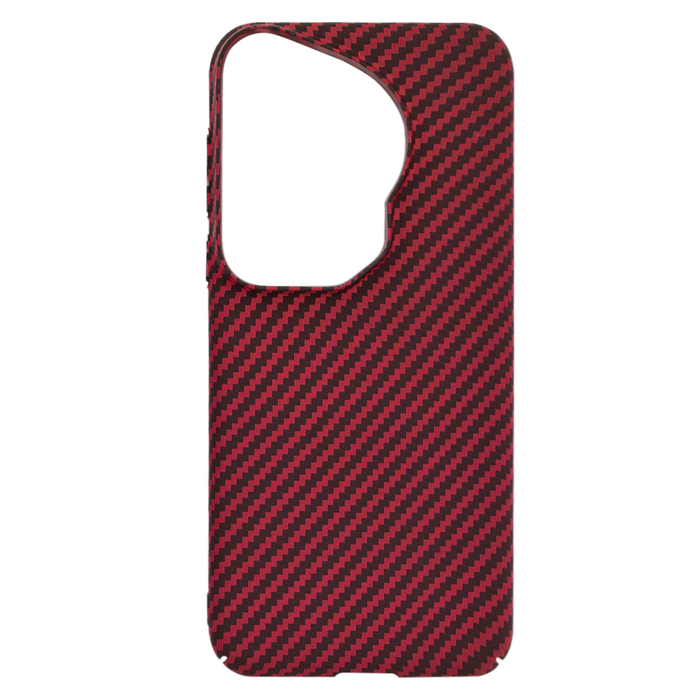 Kuori Huawei Pura 70 Ultra -puhelimelle, Techsuit, Carbonite FiberShell, Punainen