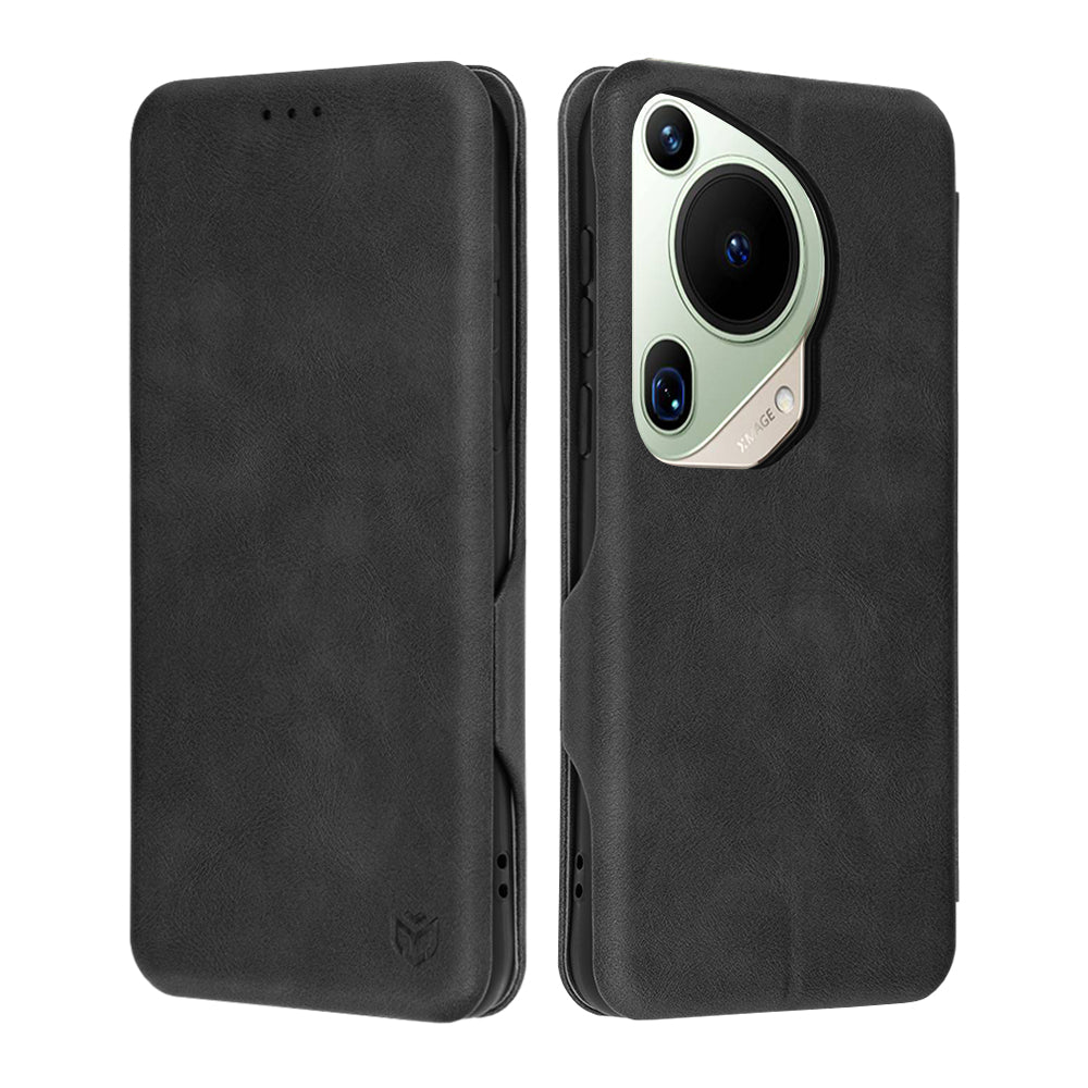 Case for Huawei Pura 70 Ultra, Techsuit, Safe Wallet Plus, Black