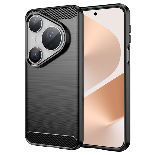 Kuori Huawei Pura 80 Pro / Pura 80 Ultra, Techsuit, Hiili, Musta
