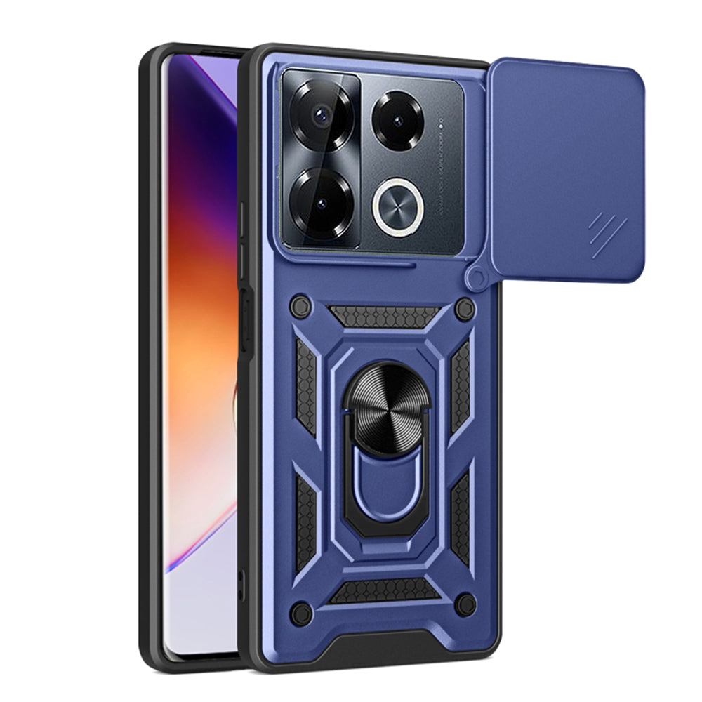 Kuori Infinix Note 40 Pro+:lle, Techsuit, CamShield, Sininen
