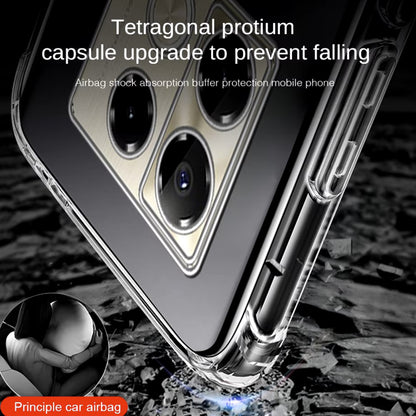 Kotelo Infinix Note 40 Pro+ varten, Techsuit, Iskunkestävä Läpinäkyvä, Läpinäkyvä