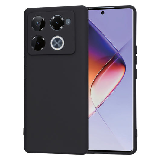 Kuori Infinix Note 40 Pro+:lle, Techsuit, SoftFlex, Musta