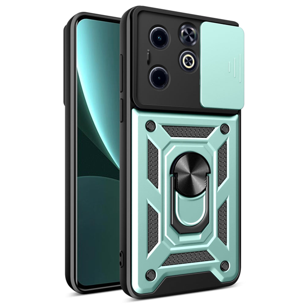 Kuori Infinix Smart 8 / Hot 40i:lle, Techsuit, CamShield, Vihreä