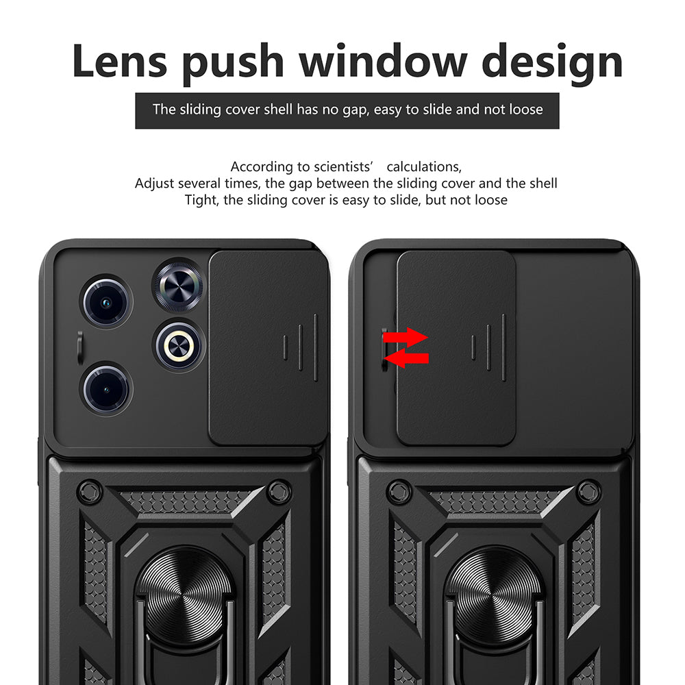 Kuori Infinix Smart 8 / Hot 40i:lle, Techsuit, CamShield, Vihreä
