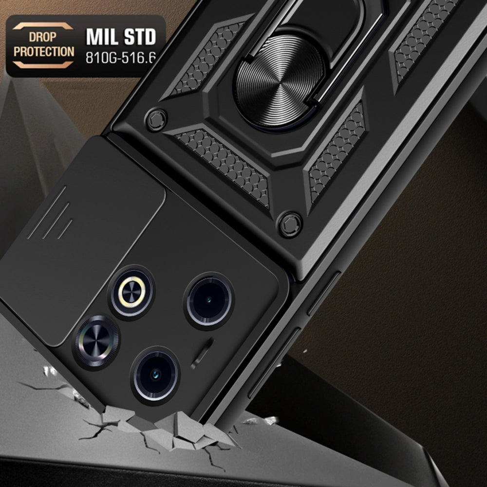 Kuori Infinix Smart 8 / Hot 40i:lle, Techsuit, CamShield, Vihreä