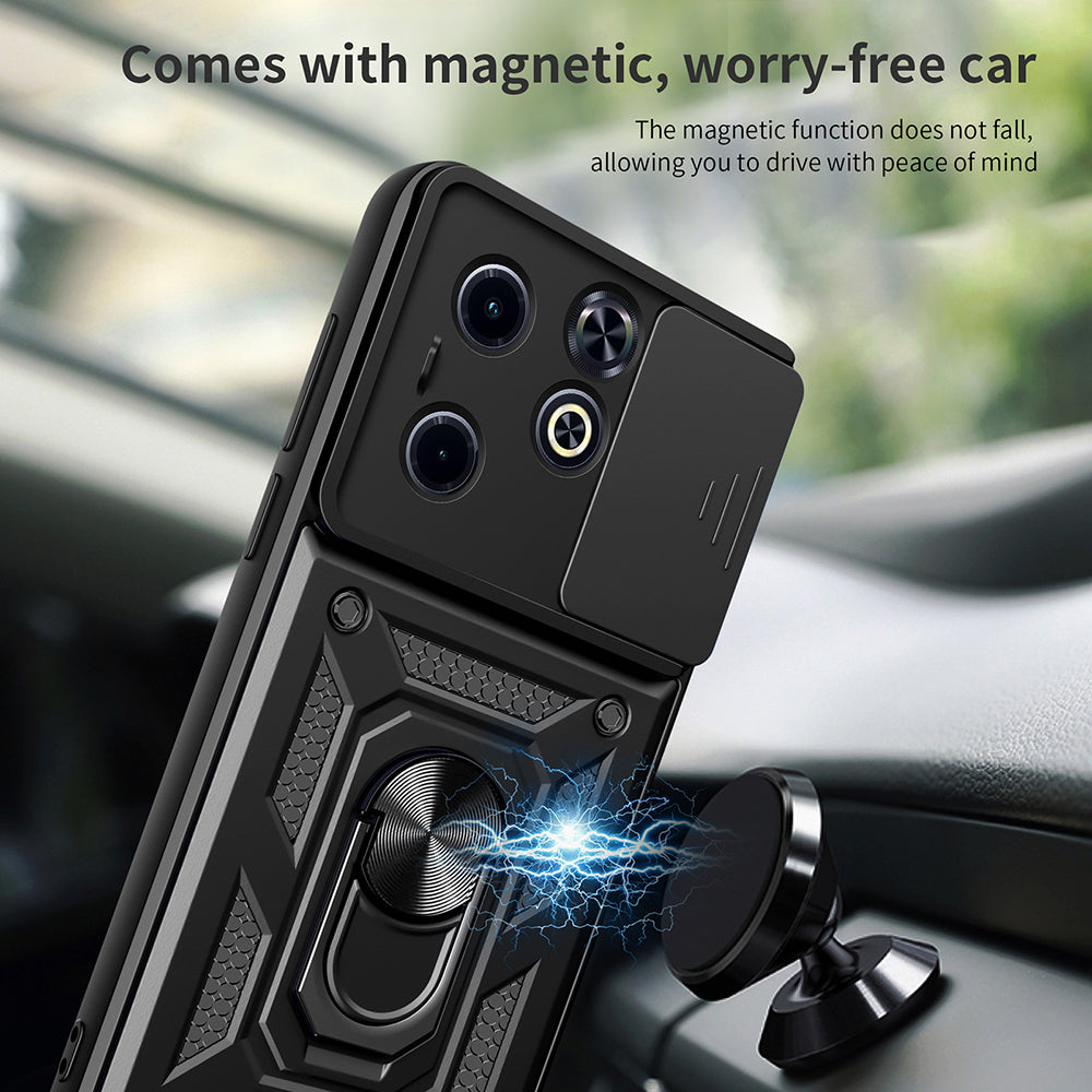 Kuori Infinix Smart 8 / Hot 40i:lle, Techsuit, CamShield, Vihreä