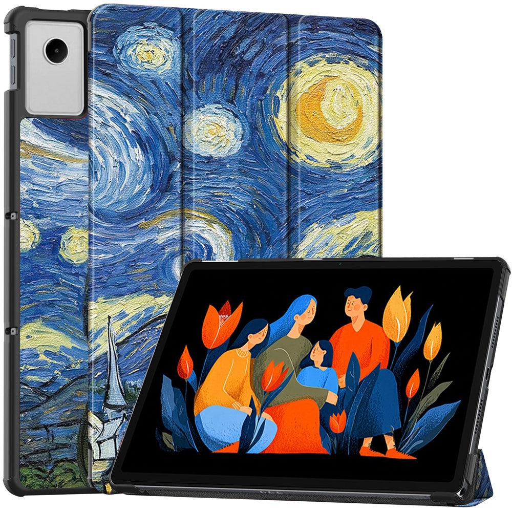 Kotelo Lenovo Idea Tab Plus -laitteelle, Techsuit, FoldPro Starry, Monivärinen