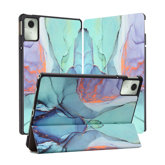 Suojakuori Lenovo Tab M11:lle, Techsuit, FoldPro Green Time, Monivärinen