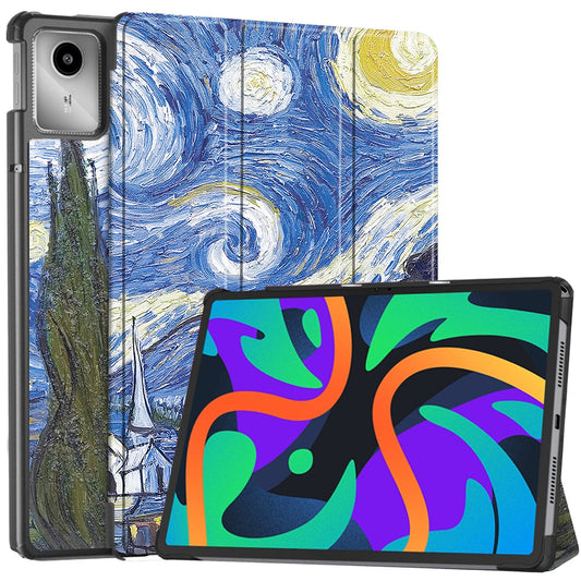Suojakuori Lenovo Tab M11:lle, Techsuit, FoldPro Starry Night, Monivärinen