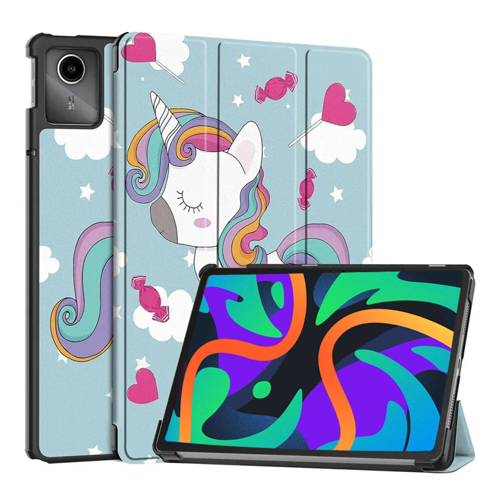 Suojakuori Lenovo Tab M11:lle, Techsuit, FoldPro Unicorn, Monivärinen