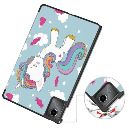 Suojakuori Lenovo Tab M11:lle, Techsuit, FoldPro Unicorn, Monivärinen