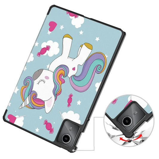 Suojakuori Lenovo Tab M11:lle, Techsuit, FoldPro Unicorn, Monivärinen