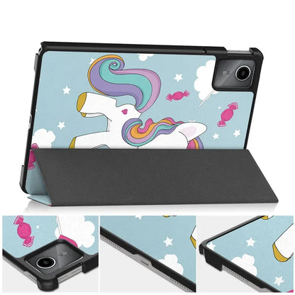 Suojakuori Lenovo Tab M11:lle, Techsuit, FoldPro Unicorn, Monivärinen