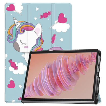 Suojakuori Lenovo Tab Plus 11,5 tuumaa, Techsuit, FoldPro Unicorn, Monivärinen