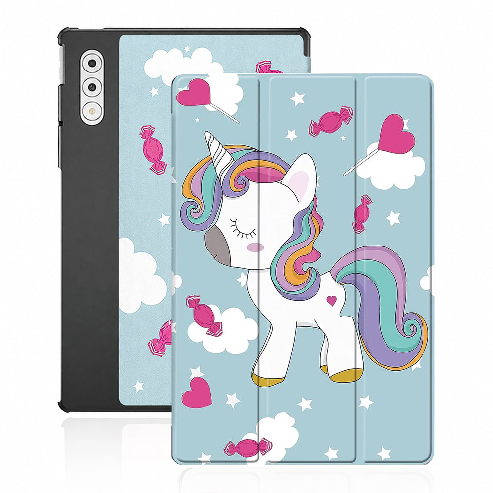 Suojakuori Lenovo Yoga Tab Plus -tabletille, Techsuit, FoldPro Unicorn, Monivärinen