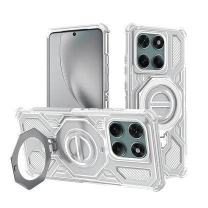 Case for Motorola Edge 60 Pro, Techsuit, Carbon Shield Pro, White
