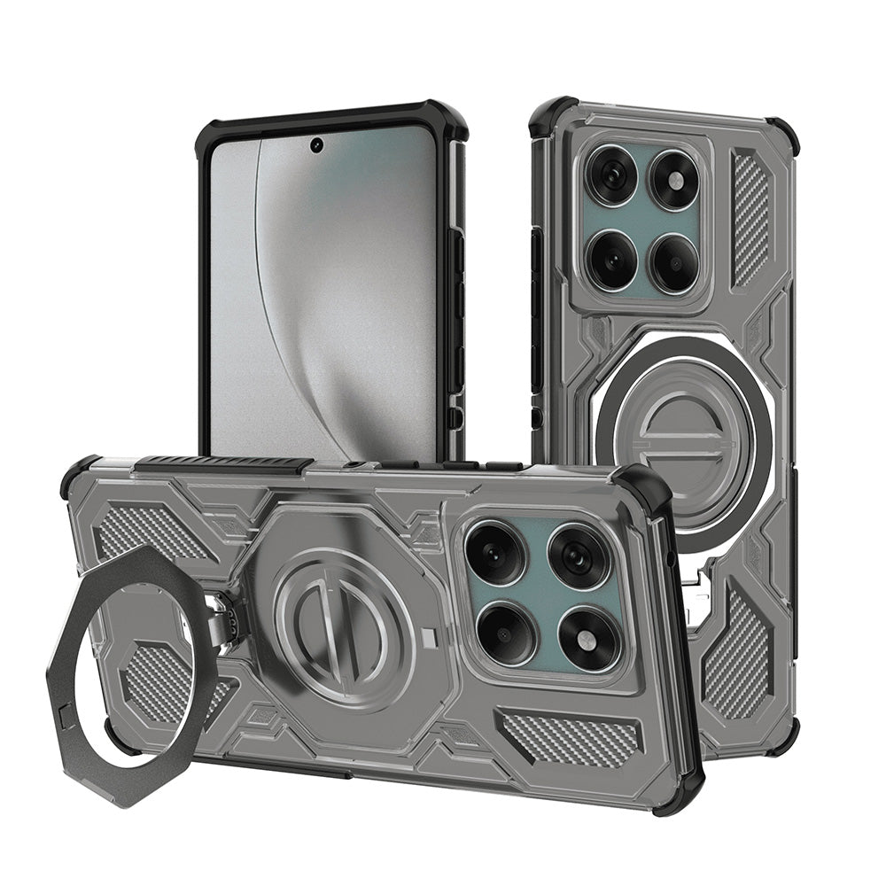 Kuori Motorola Edge 60 Pro:lle, Techsuit, Carbon Shield Pro, Savunharmaa
