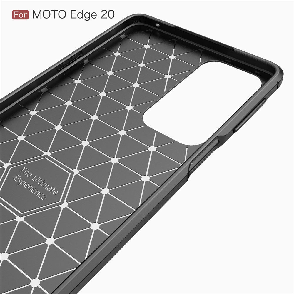 Suojakuori Motorola Edge 20:lle, Techsuit, Hiili, Musta