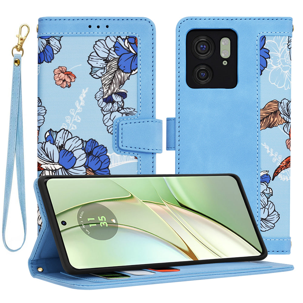 Kuori Motorola Edge (2023) / Edge 40, Techsuit, FlipCraft, Sininen