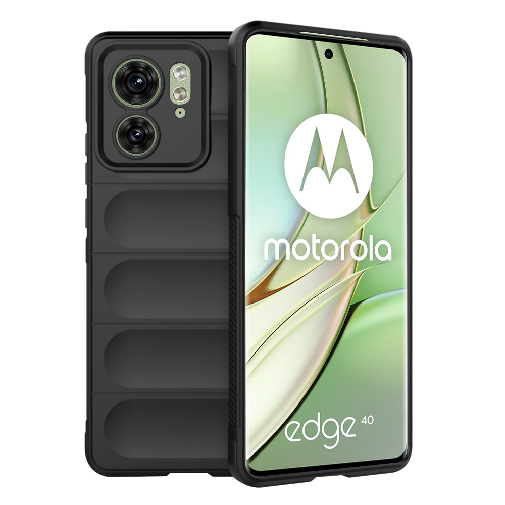 Suojakuori Motorola Edge (2023) / Edge 40, Techsuit, Magic Shield, Musta