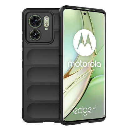 Suojakuori Motorola Edge (2023) / Edge 40, Techsuit, Magic Shield, Musta