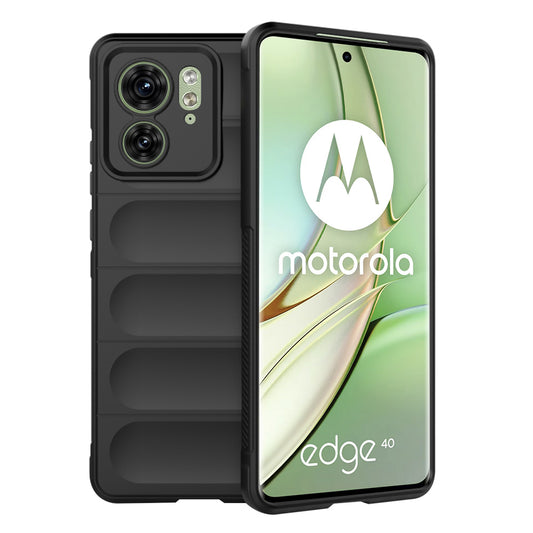 Suojakuori Motorola Edge (2023) / Edge 40, Techsuit, Magic Shield, Musta