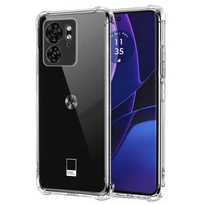 Kuori Motorola Edge (2023) / Edge 40:lle, Techsuit, Iskunkestävä Kirkas, Läpinäkyvä