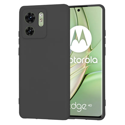 Suojakuori Motorola Edge (2023) / Edge 40, Techsuit, SoftFlex, Musta