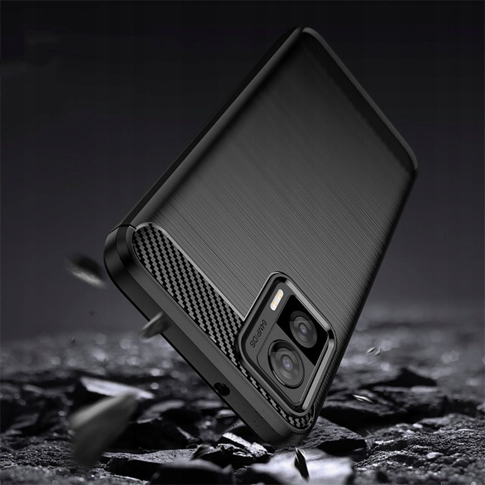 Suojakuori Motorola Edge 30 Neo:lle, Techsuit, Hiili, Musta