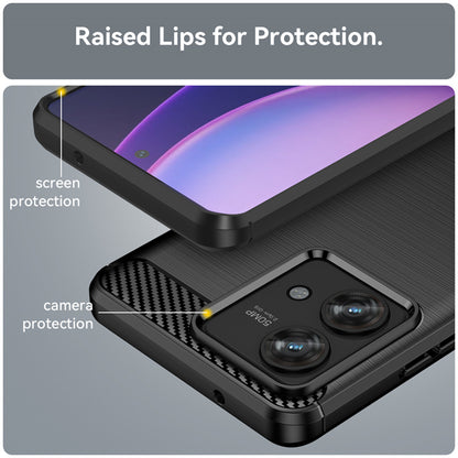 Case for Motorola Edge 40 Neo, Techsuit, Carbon, Black