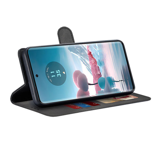 Kotelo Motorola Edge 40 Neo:lle, Techsuit, Diary Book, Musta