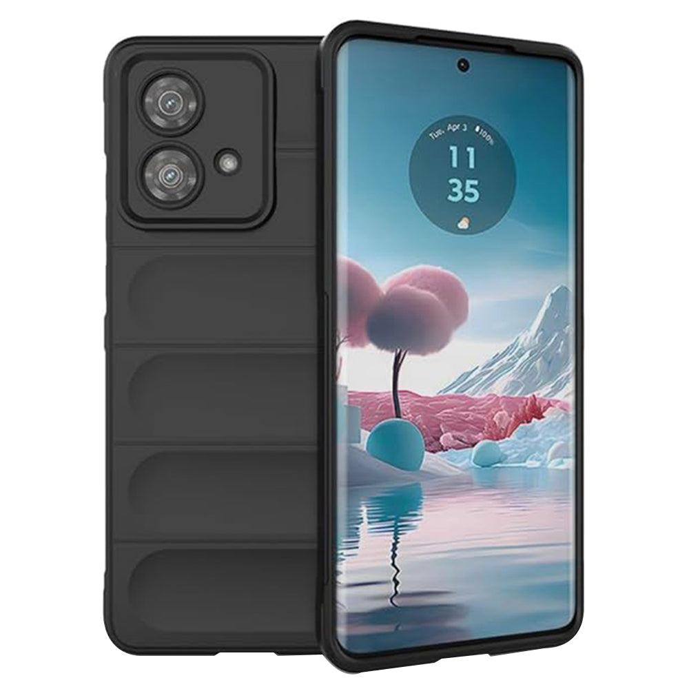 Kuori Motorola Edge 40 Neo:lle, Techsuit, Magic Shield, Musta