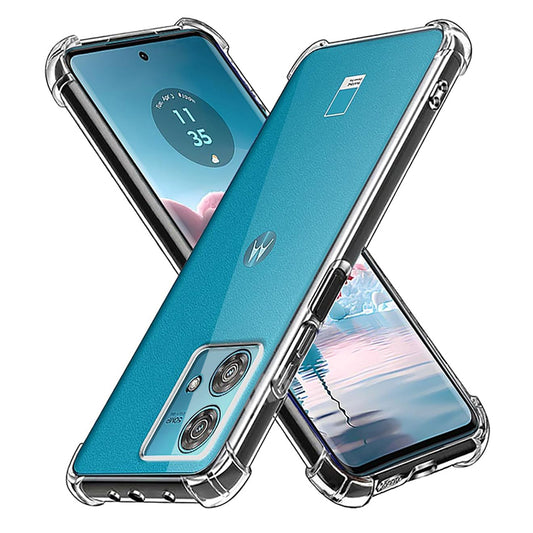 Kuori Motorola Edge 40 Neo -puhelimelle, Techsuit, Iskunkestävä Kirkas, Läpinäkyvä