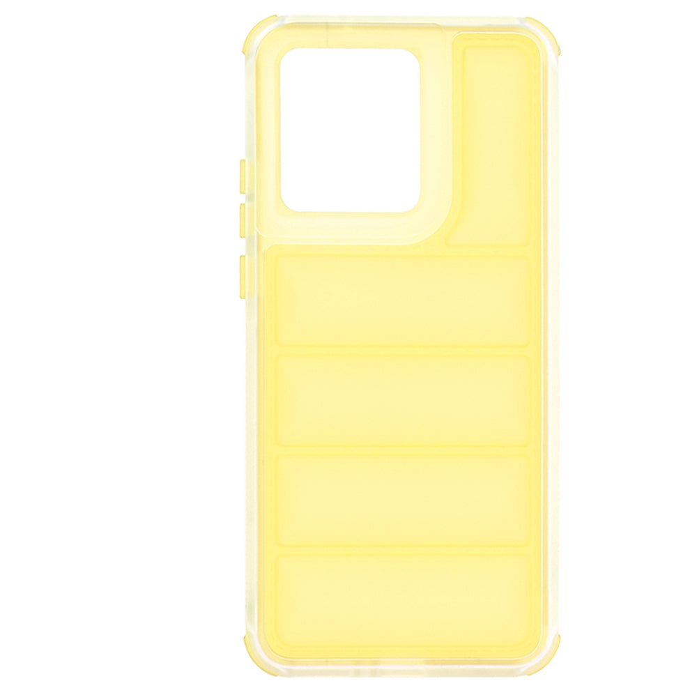 Kuori Motorola Edge 40 Neo -puhelimelle, Techsuit, Wave Shield, keltainen