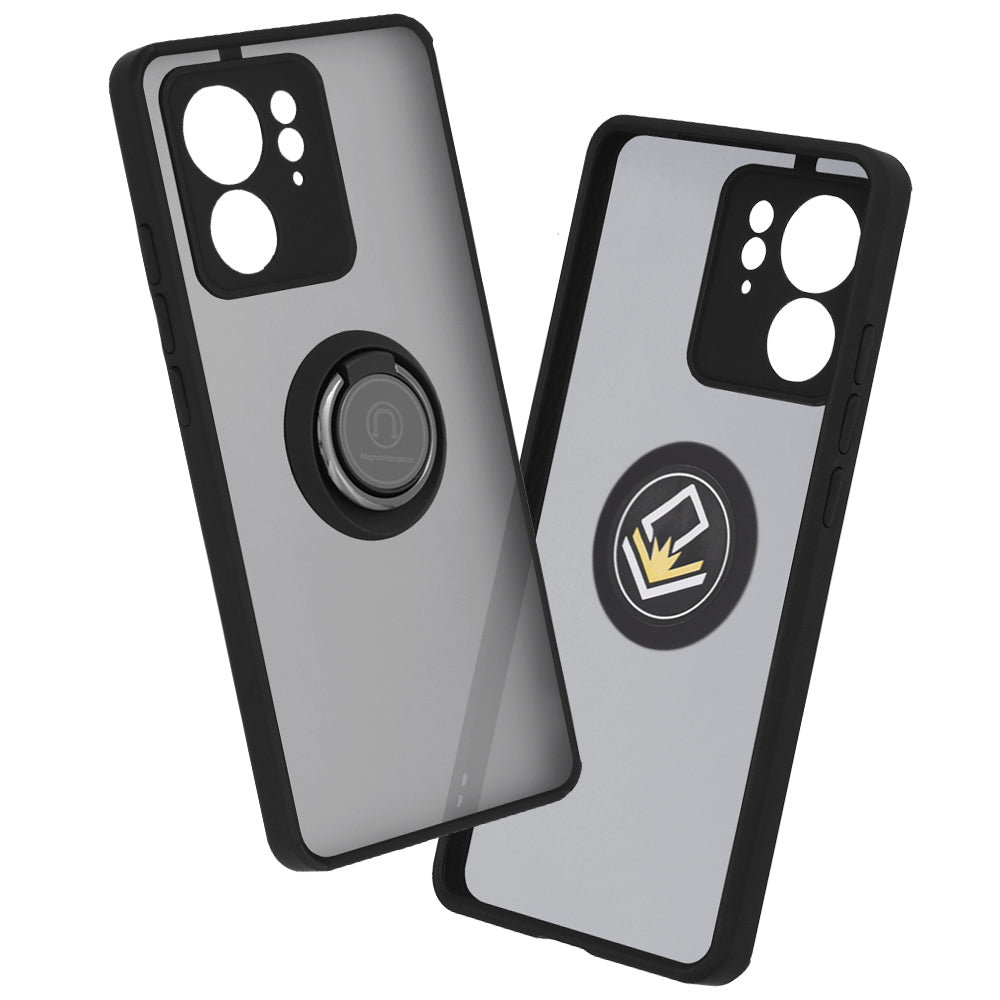 Kuori Motorola Edge 40:lle, Techsuit, Glinth, Musta