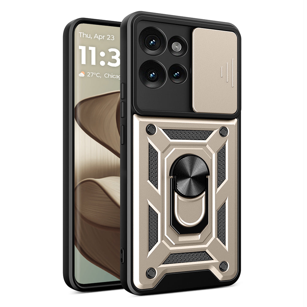 Kuori Motorola Edge 50 Fusionille, Techsuit, CamShield, Kultainen