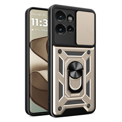Kuori Motorola Edge 50 Fusionille, Techsuit, CamShield, Kultainen